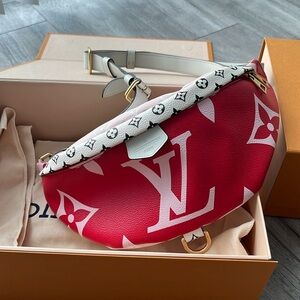 Louis Vuitton giant monogram rouge bumbag